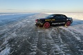 Bentley Continental SuperSports Convertible noir - ice record - 3/4 avant gauche debout