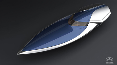 Bugatti Veyron Sang Bleu Speedboat - 3/4 avant gauche