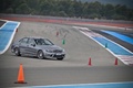 Mercedes AMG Driving Academy - Castelet - C63 AMG anthracite 3/4 avant droit filé penché