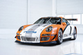 Porsche 997 GT3 R hybride 3/4 avant gauche