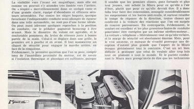 Lamborghini Miura P400 - Sport Auto n°69 - Octobre 1967 - page 3