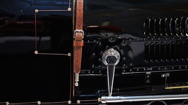 Bugatti Type 59 Grand Prix noir sangle capot
