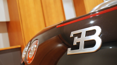 D'Ieteren Galerie - Bugatti Veyron noir/anthracite logo EB