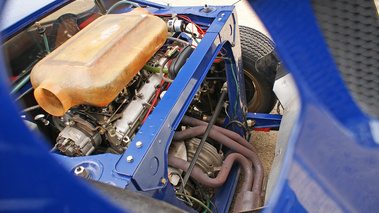 Lancia Stratos Gr.4 bleu Bruxelles moteur