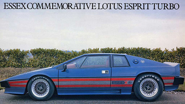 Lotus Esprit Turbo Essex publicité