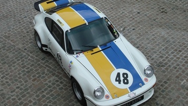 Porsche 911 3.0RSR 3/4 avant droit vue haute