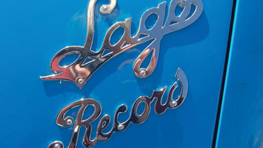 Talbot Lago T26 Record Cabriolet  bleu logo