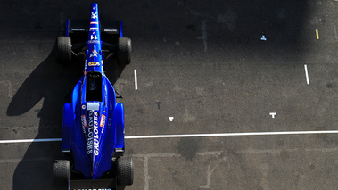 ancienne Formule 1 bleu vue du dessus
