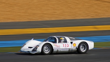 Porsche 906 blanc 3/4 avant gauche