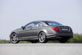 Mercedes CL63 AMG anthracite 3/4 arrière gauche