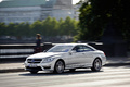 Mercedes CL63 AMG gris 3/4 avant gauche filé