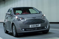 Aston Martin Cygnet anthracite 3/4 avant droit travelling penché 2