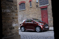 Aston Martin Cygnet marron 3/4 avant droit penché