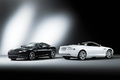 Aston Martin DB9 Morning Frost et Carbon Black