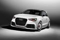 Audi A1 Clubsport Quattro Concept blanc 3/4 avant gauche penché