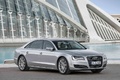 Audi A8 L gris 3/4 avant droit 5