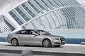 Audi A8 L gris 3/4 avant droit 6