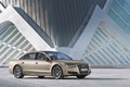 Audi A8 L W12 beige 3/4 avant droit 3