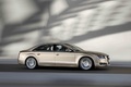 Audi A8 L W12 beige 3/4 avant droit travelling