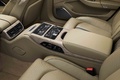 Audi A8 L W12 beige console centrale arrière