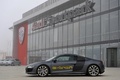 Audi R8 e-Tron anthracite mate profil