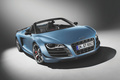  Audi R8 GT SPyder - bleu - 3/4 avant droit