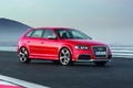 Audi RS3 - rouge - 3/4 avant droit