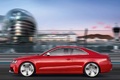 Audi RS5 rouge profil travelling