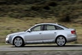 Audi S6 berline gris profil travelling