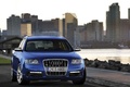 Audi S6 bleu 3/4 avant droit 2