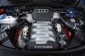 Audi S6 bleu moteur