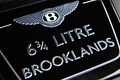 Bentley Brooklands blanc plaque moteur