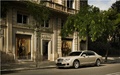 Bentley Continental Flying Spur grise vue 3/4 avant.