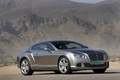 Bentley Continental GT gris 3/4 avant droit penché