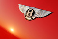 Bentley Continental GT Speed rouge logo coffre