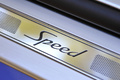 Bentley Continental GTC Speed bleu pas de porte