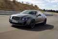 Bentley Continental Supersports anthracite mate 3/4 avant gauche travelling penché