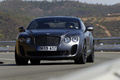 Bentley Continental Supersports anthracite mate 3/4 avant gauche