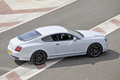 Bentley Continental Supersports blanc 3/4 arrière droit vue de haut
