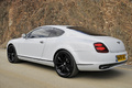 Bentley Continental Supersports blanc 3/4 arrière gauche 2