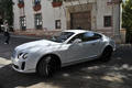 Bentley Continental Supersports blanc 3/4 avant gauche 3