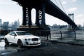 Bentley Continental Supersports blanche vue 3/4 avant.