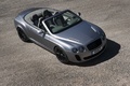Bentley Continental Supersports Convertible anthracite 3/4 avant droit vue de haut