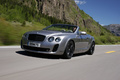 Bentley Continental Supersports Convertible anthracite 3/4 avant gauche travelling penché