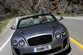 Bentley Continental Supersports Convertible anthracite face avant travelling penché