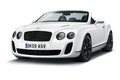 Bentley Continental Supersports Convertible blanc 3/4 avant gauche