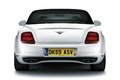 Bentley Continental Supersports Convertible blanc face arrière capotée