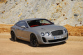 Bentley Continental Supersports gris 3/4 avant droit penché