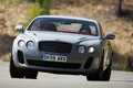 Bentley Continental Supersports gris face avant penché