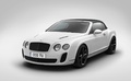 Bentley Continental SuperSports Ice Speed Record blanc 3/4 avant gauche capoté